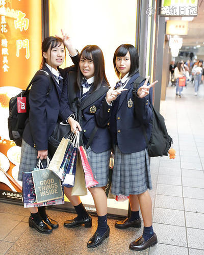 日本静岡県立相良高等学校校服制服照片图片